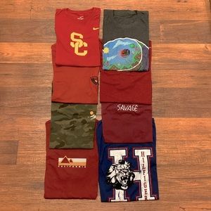 Bundle Of (8) Graphic T-Shirts For Men’s Size M  😎✌️